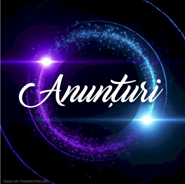 Anunt de Angajare